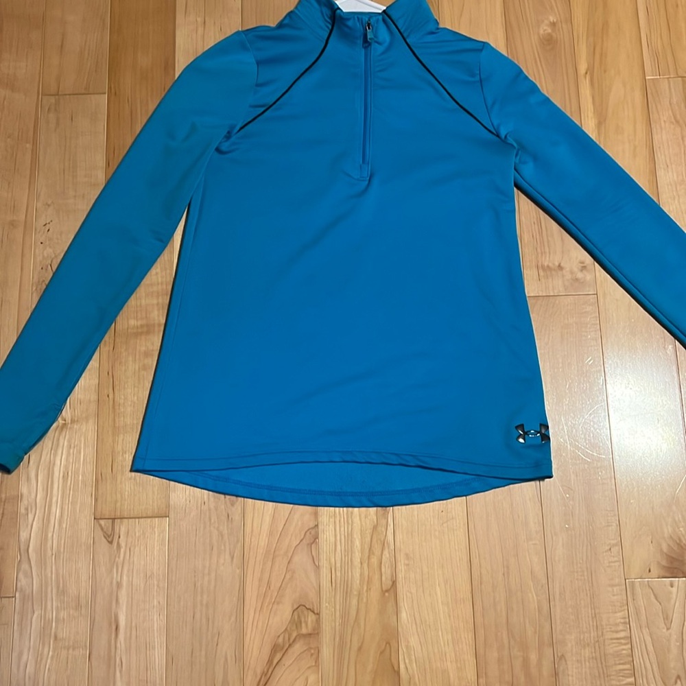 Under Armor blue shirt